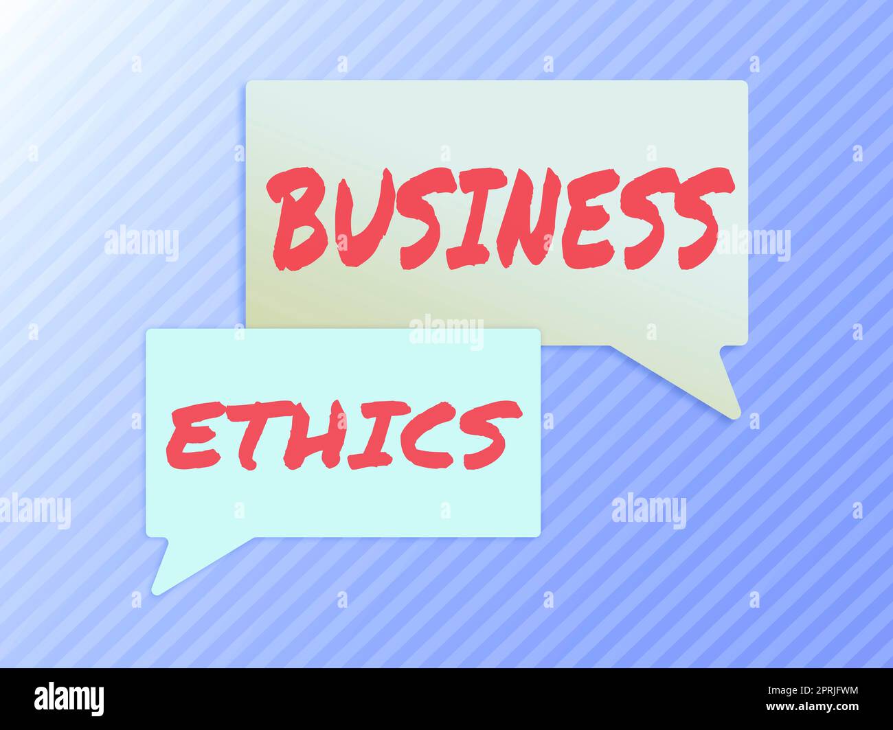 Inspiration showing sign Business EthicsMoral principles that guide the way a business behaves. Business idea Moral principles that guide the way a business behaves Stock Photo