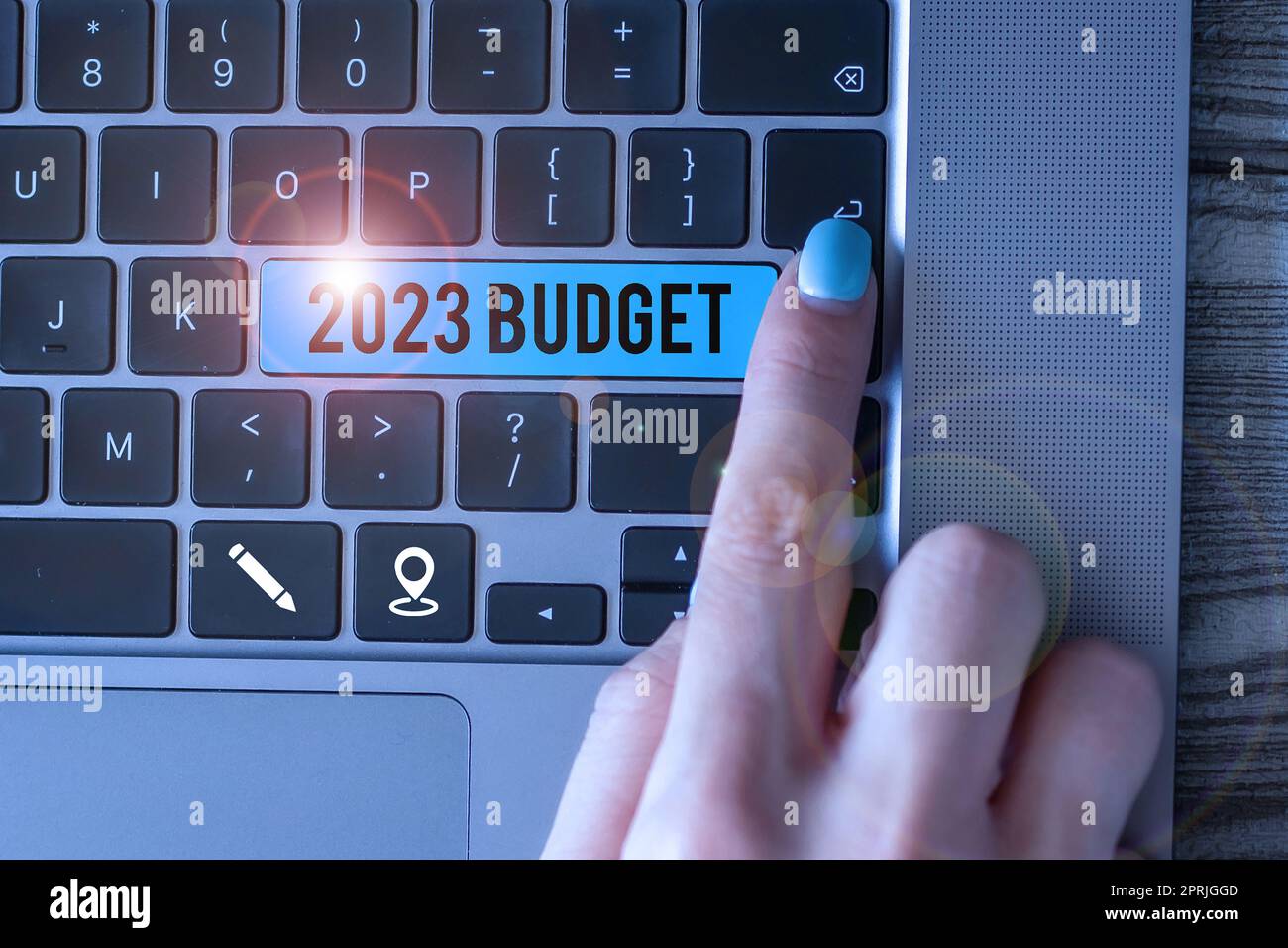 Sign displaying 2023 Budget, Internet Concept Business financial plan ...