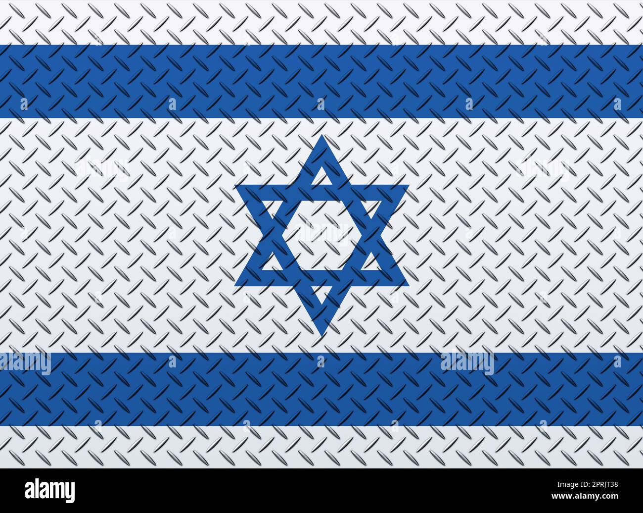 3D Flag of Israel on a metal wall background Stock Photo - Alamy