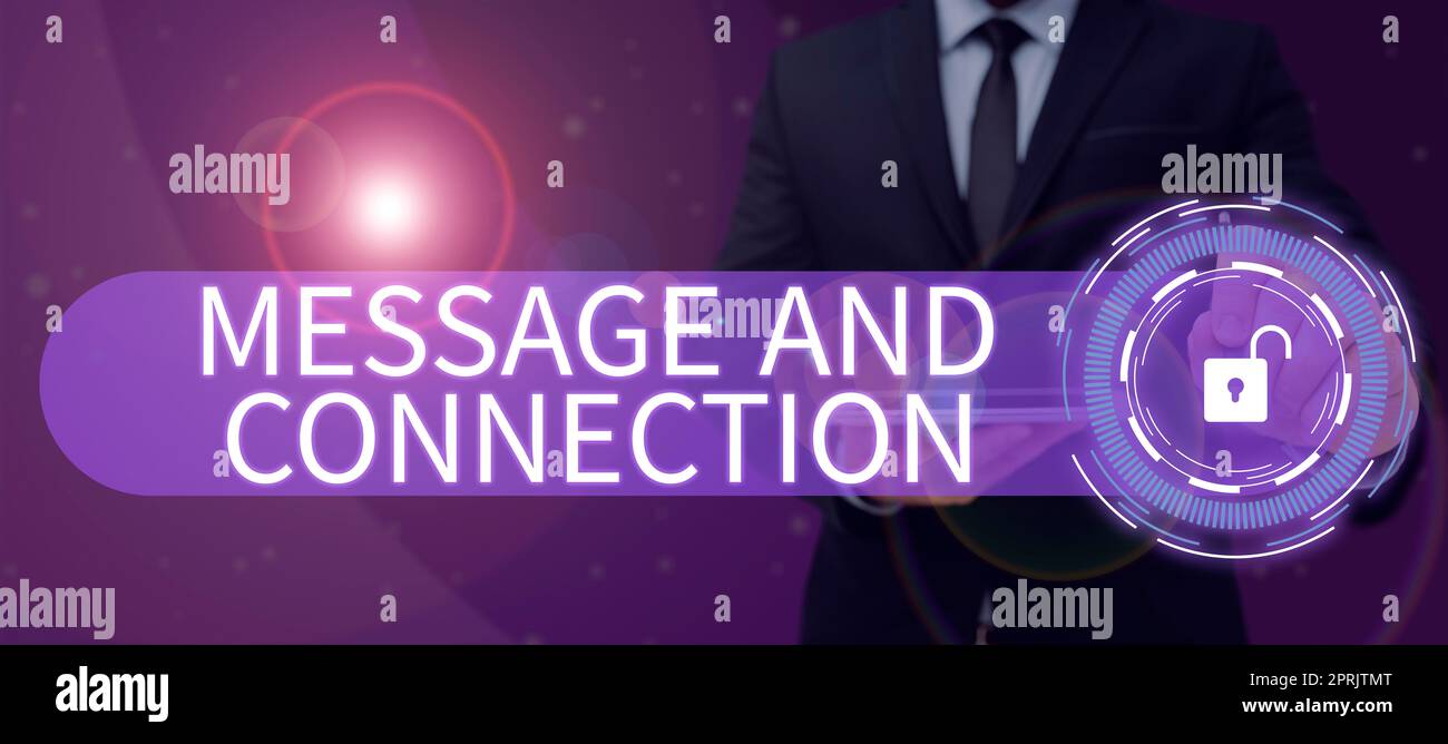 Recived Hand Writing Hand writing sign Message And Connection, Concept meaning a word or ...