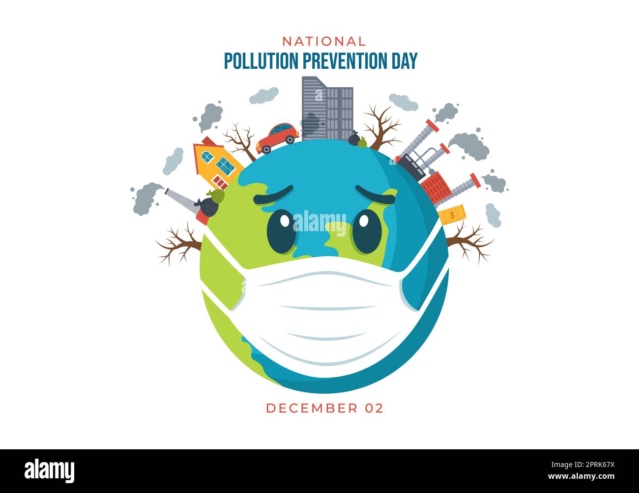 National pollution control day poster – India NCC