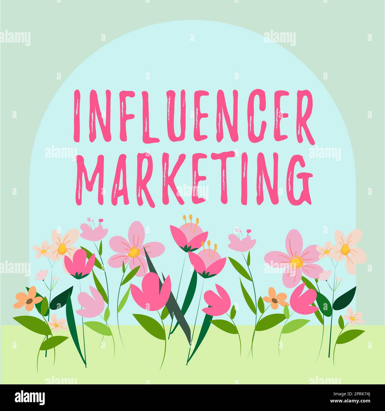 Writing displaying text Influencer Marketing, Concept meaning Endorser ...
