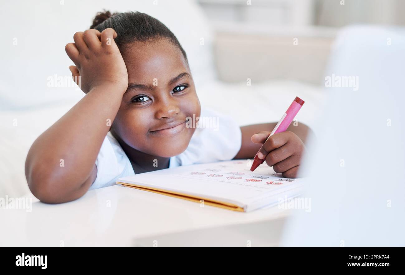 I dont mind colouring in these pictures a little girl writing in a