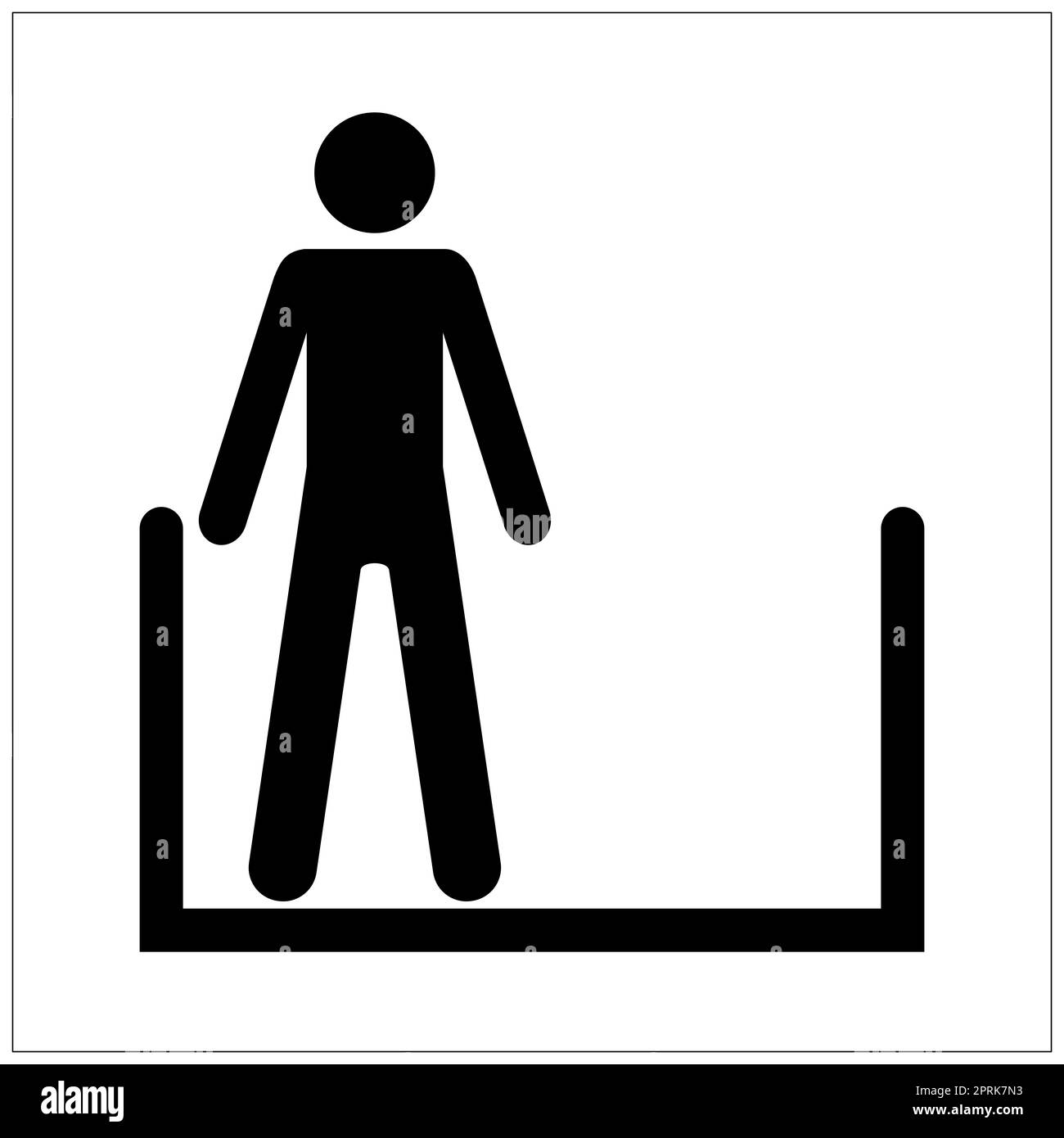 ISO 7001 stand on the left sign Stock Photo Alamy