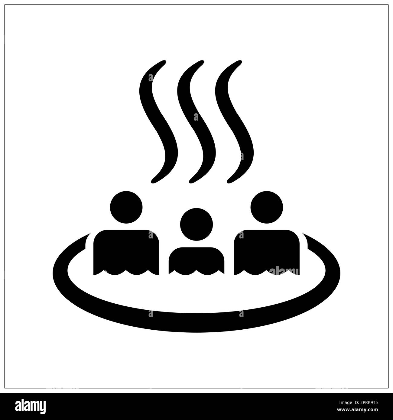 ISO 7001 hot springs sign Stock Photo - Alamy