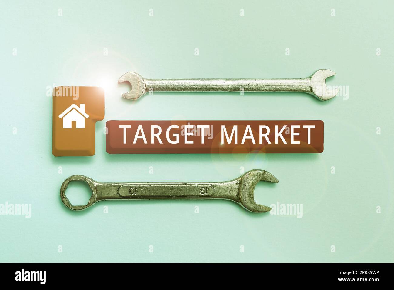 Sign displaying Target Market, Internet Concept specific costumers to ...