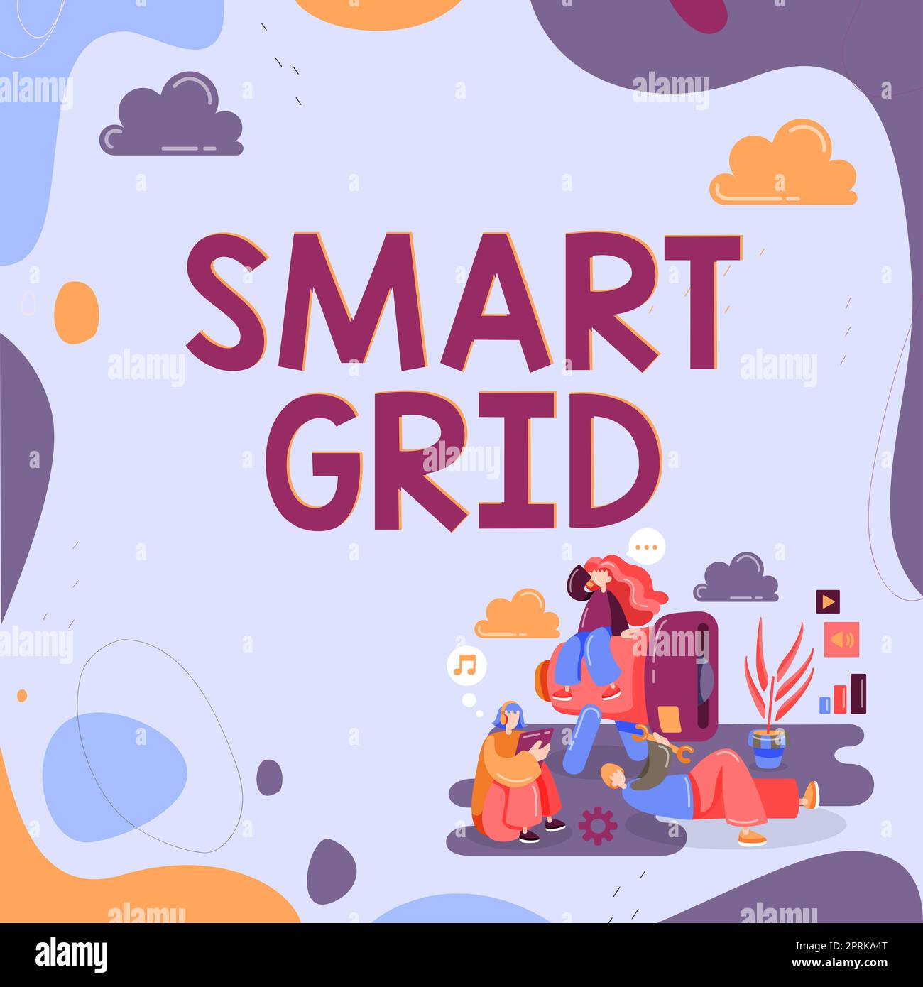 Inspiration showing sign Smart Grid, Concept meaning includes of