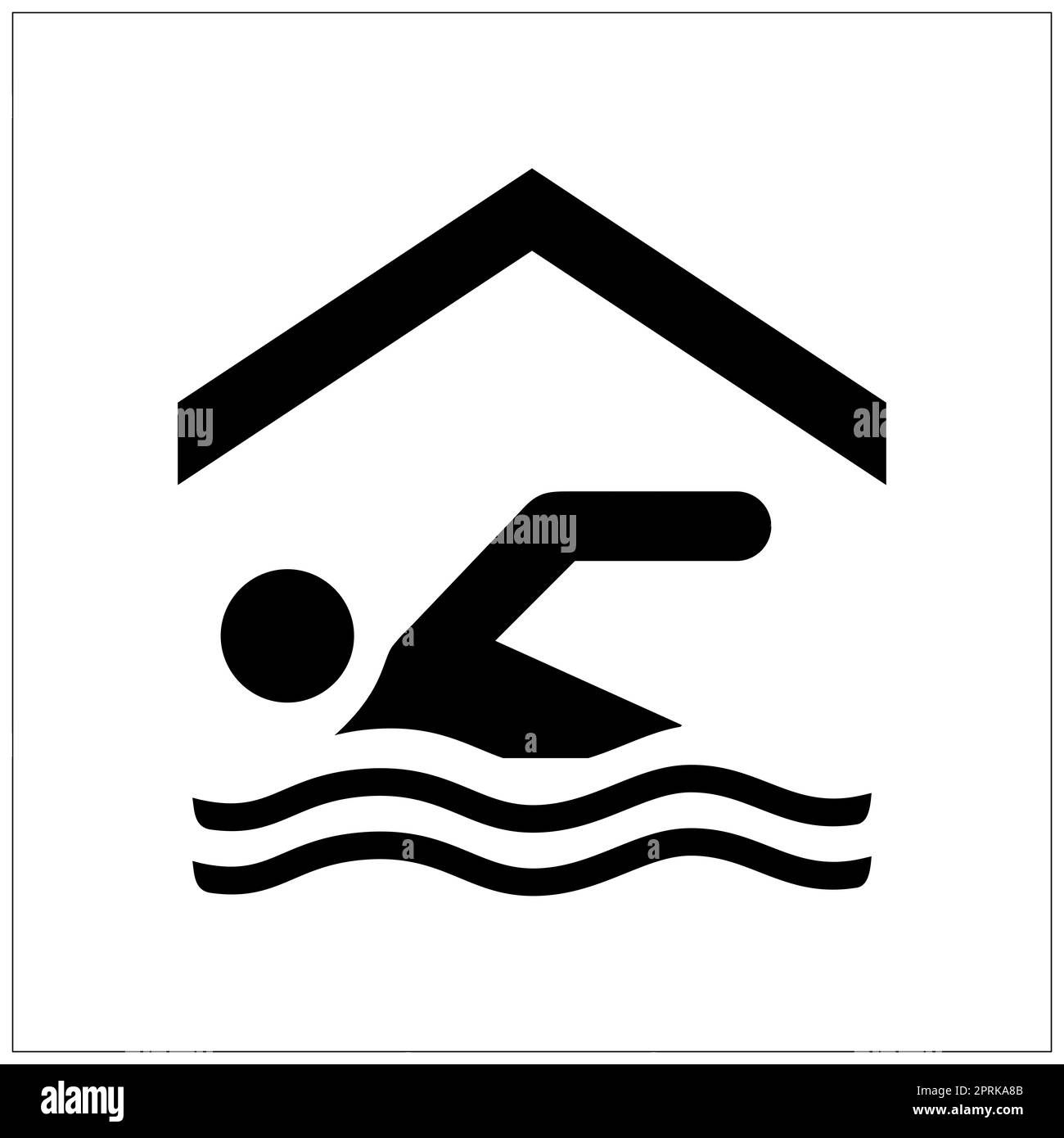 ISO 7001 indoor swimming pool sign Stock Photo Alamy