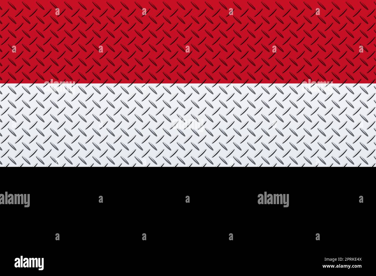 3D Flag of Yemen on a metal wall background Stock Photo - Alamy