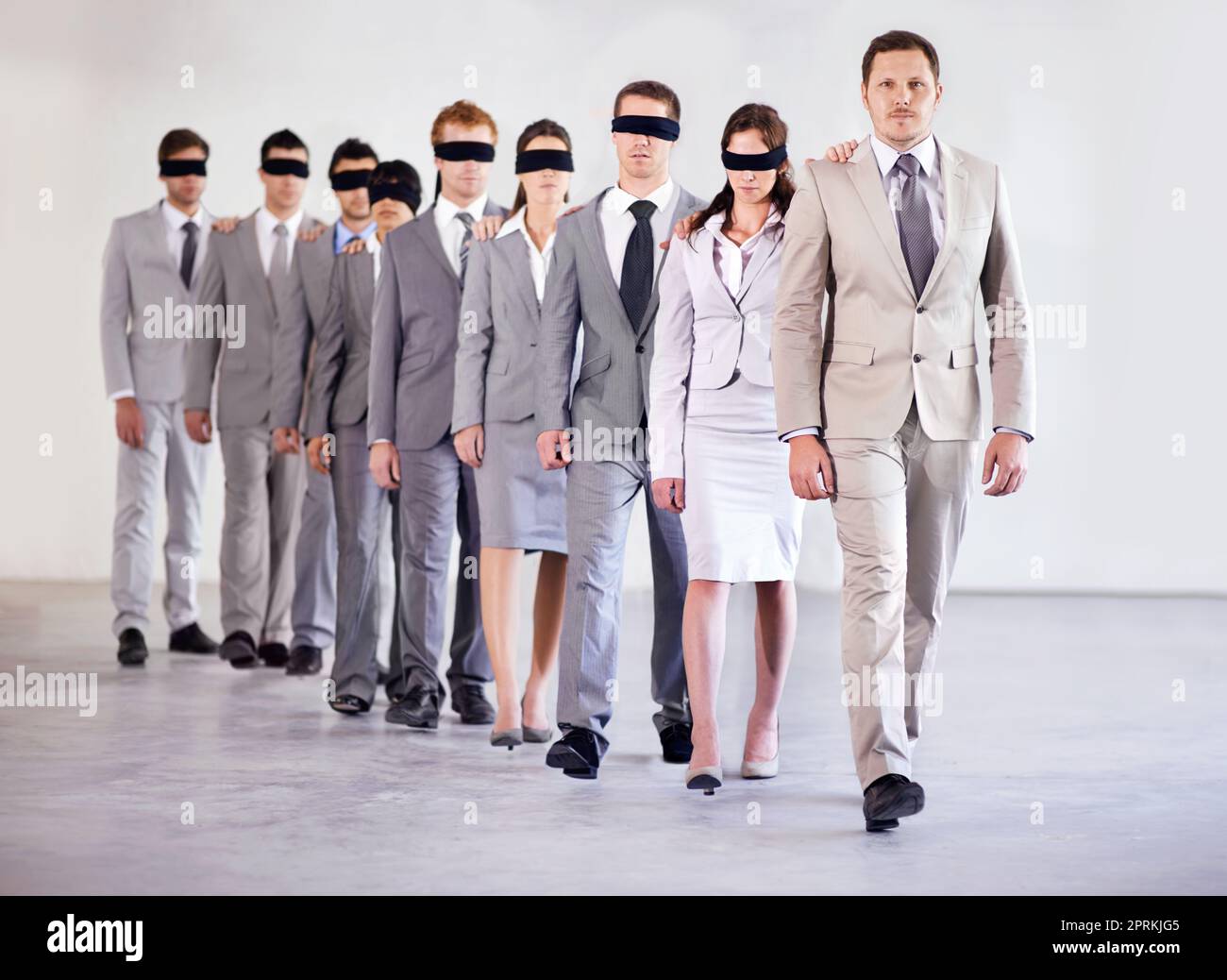 Woman blindfolded, Stock Photo, Picture And Rights Managed Image. Pic.  TIP-125JBE01273