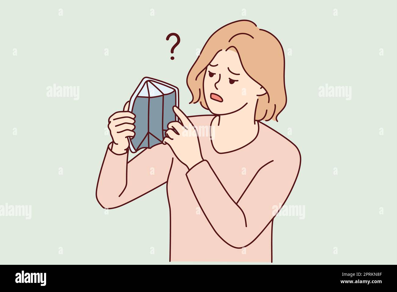 Distressed young woman with empty wallet suffer from bankruptcy Distressed young woman with empty wallet suffer from bankruptcy