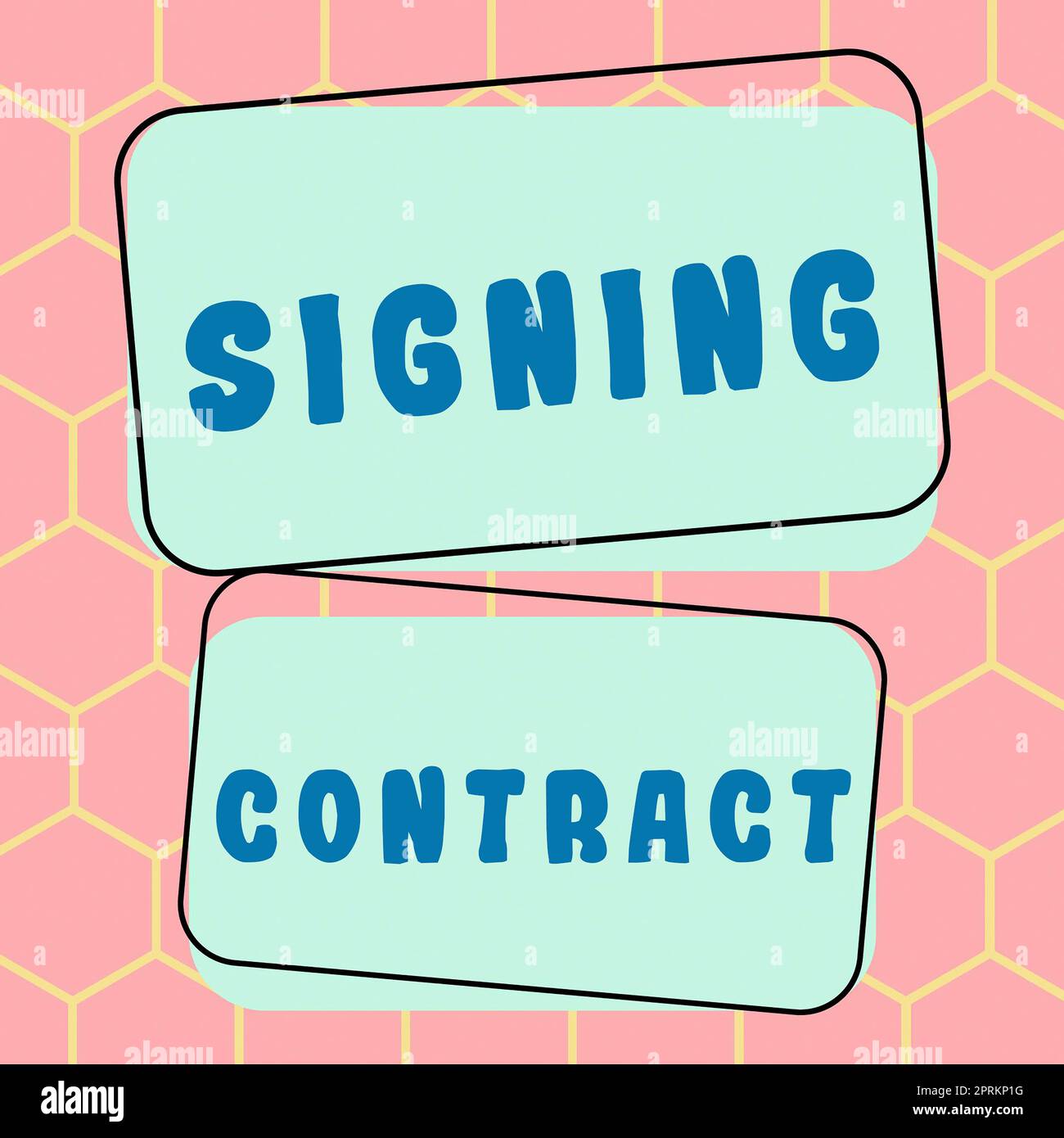 Inspiration showing sign Signing Contract, Concept meaning keeping the ...