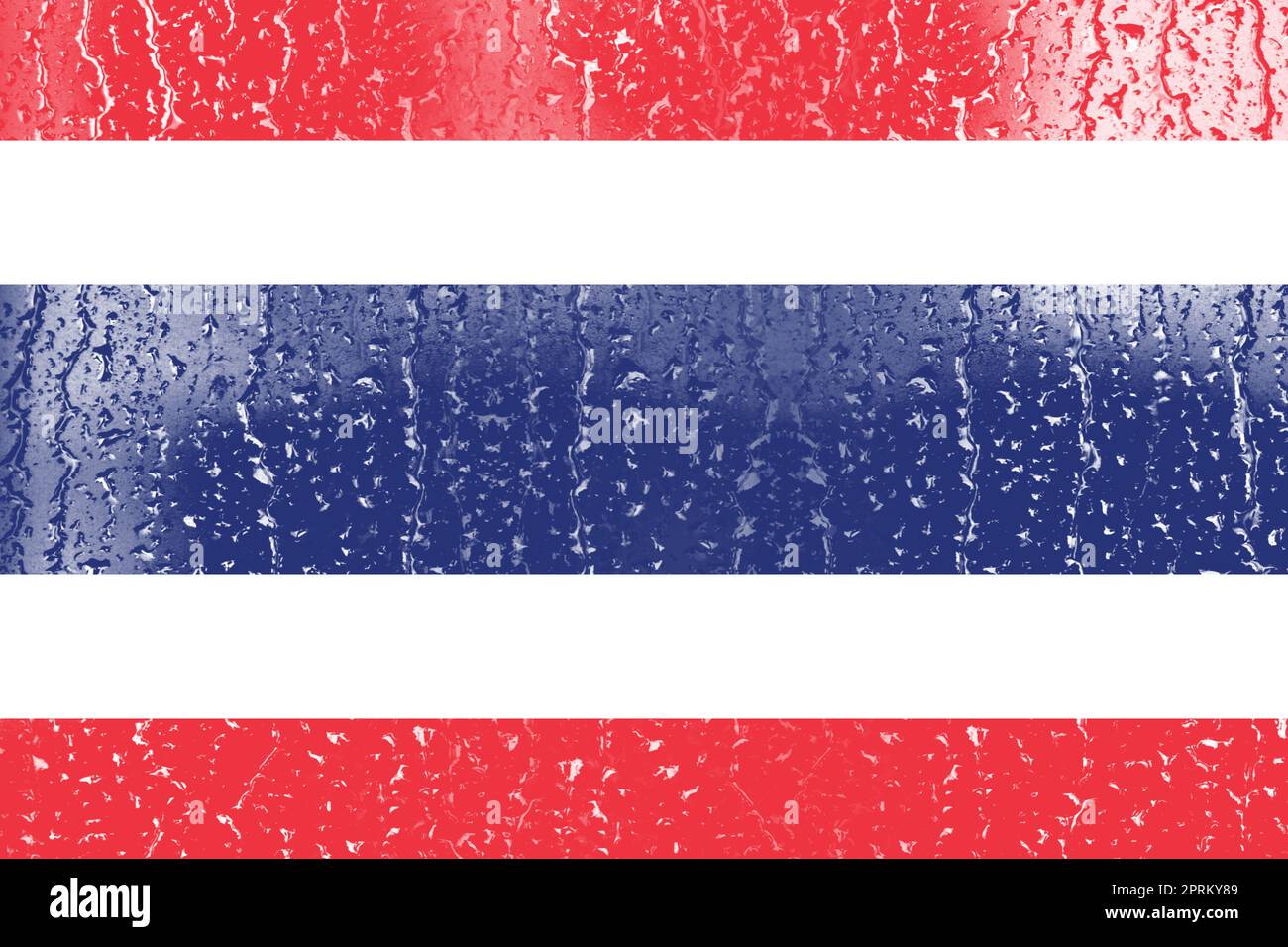 3D Flag of Thailand on a glass with water drop background Stock Photo ...