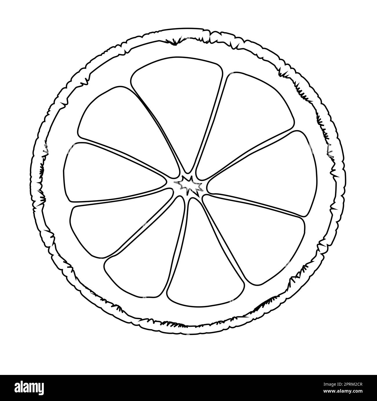 Lemon line drawing Black and White Stock Photos &amp; Images - Alamy