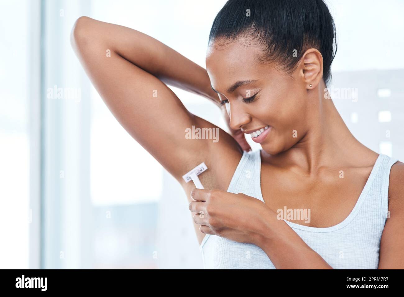 Shaving armpits hi-res stock photography and images - Alamy