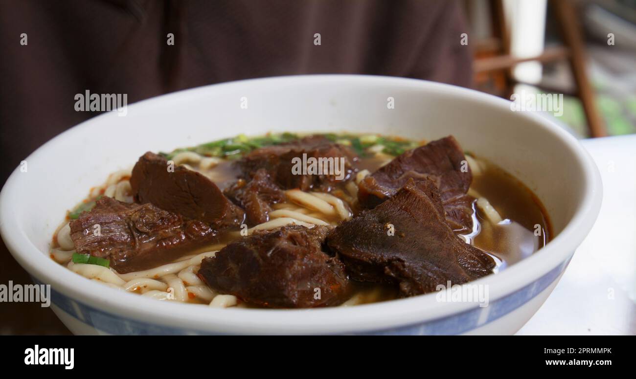 Taiwan braised beef noodle soup Stock Photo Alamy