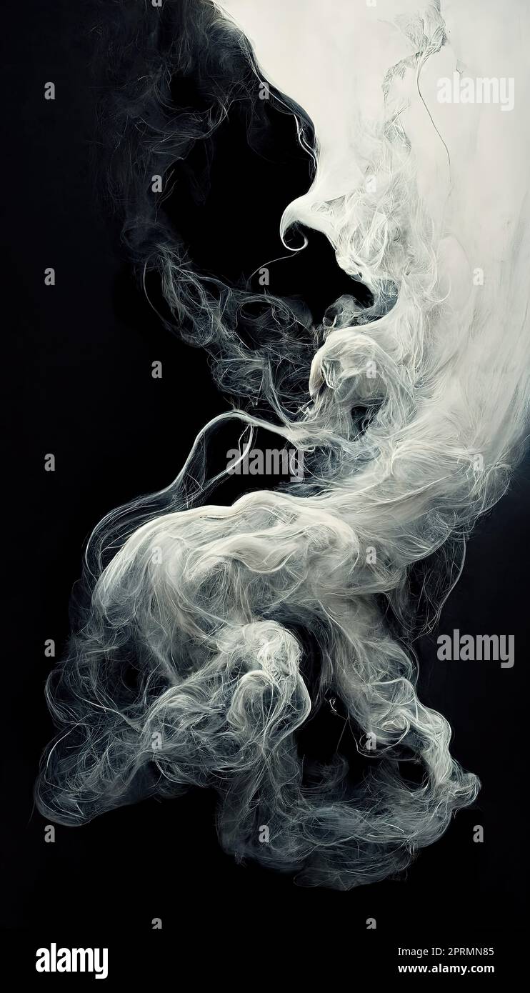 cigarette smoke black background Smoking On Stock Photo - Download Image Now - Cigarette, Smoke, Smoking - Activity Close Up Of A Burning