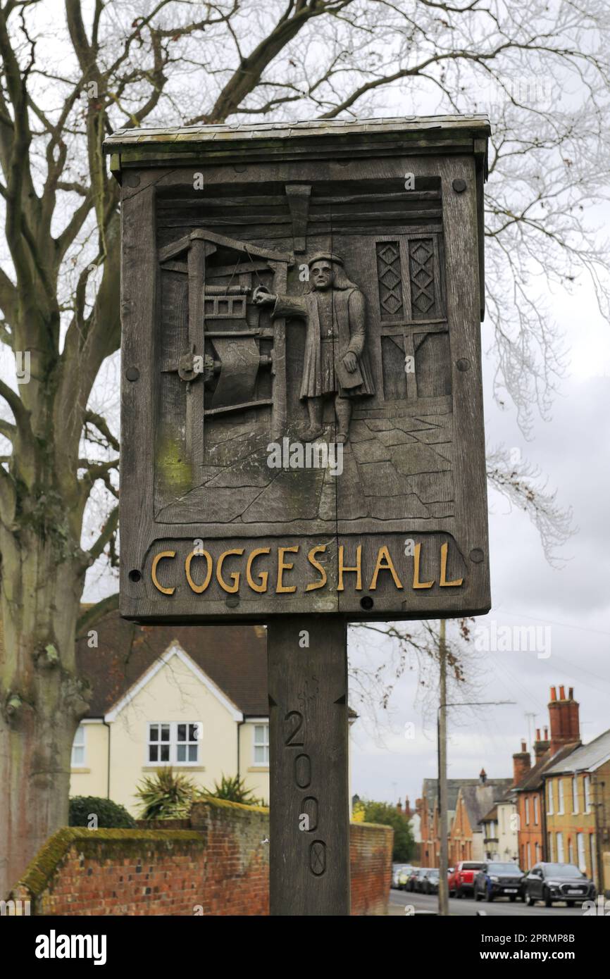 St Peter's Church, Coggeshall village, Essex, England, UK Stock Photo