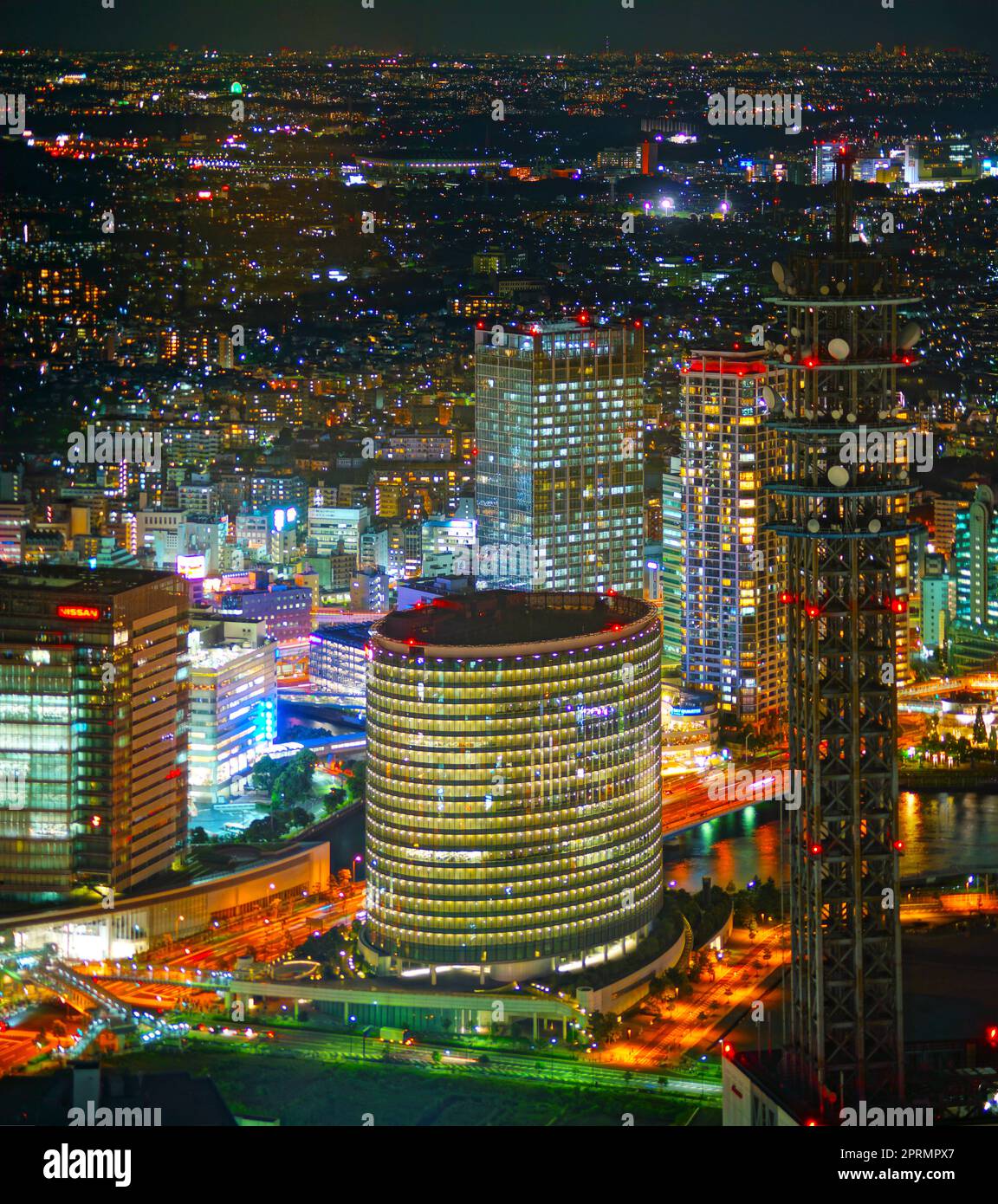 Yokohama night view Stock Photo Alamy