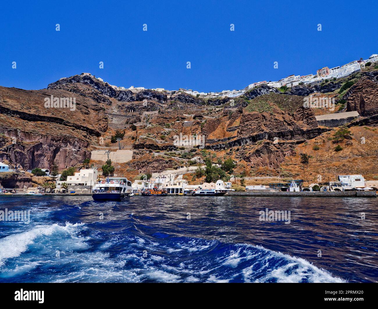 Greece, Santorini - Thira Old Town Stock Photo