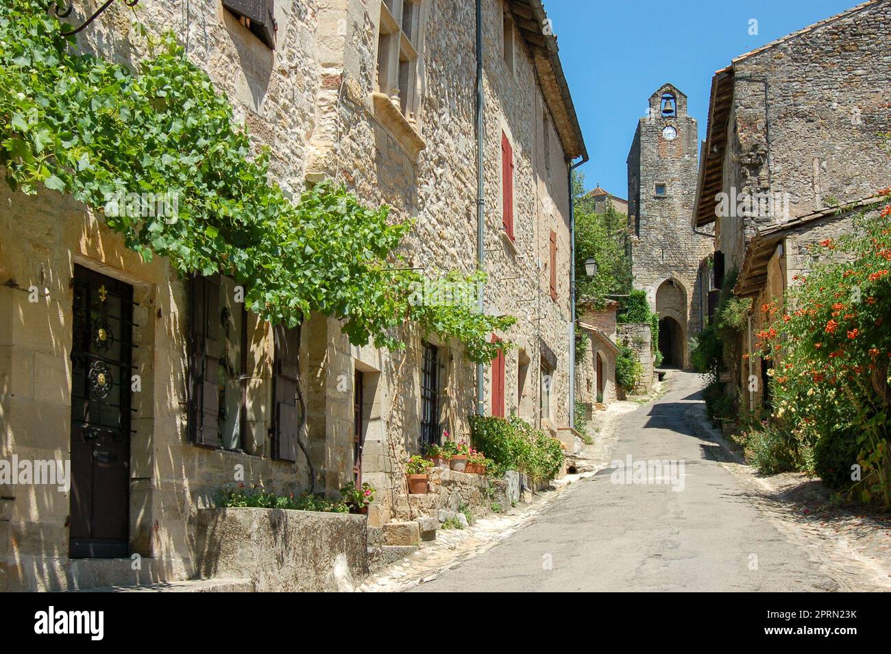 Bruniquel village among the most beautiful villages of France Stock Photo