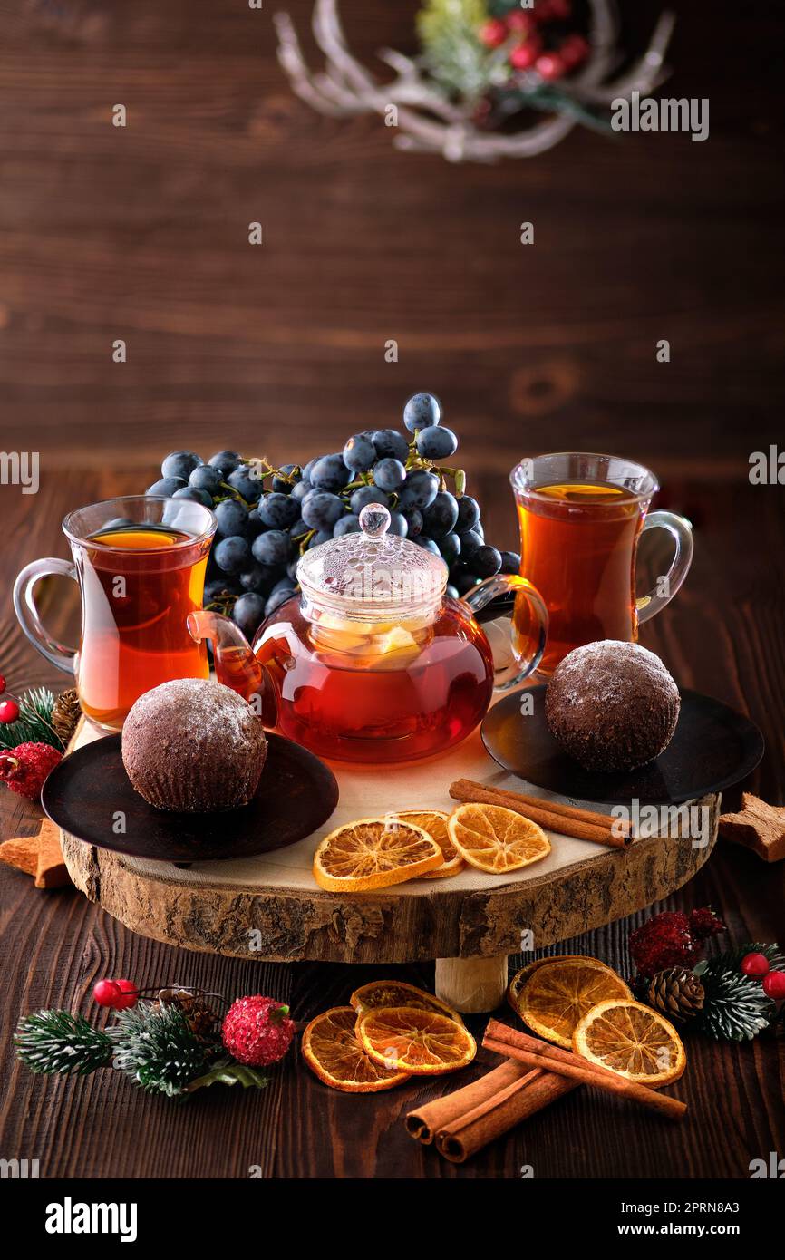 Hot tea and grape fruit hi-res stock photography and images - Alamy