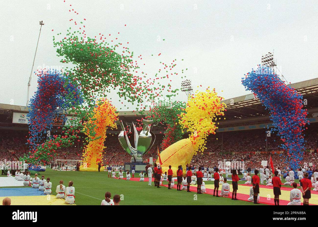 Soccer - Euro 96 - Group A - England v Netherlands - Wembley Stadium. Robbie Fowler, England Stock Photo