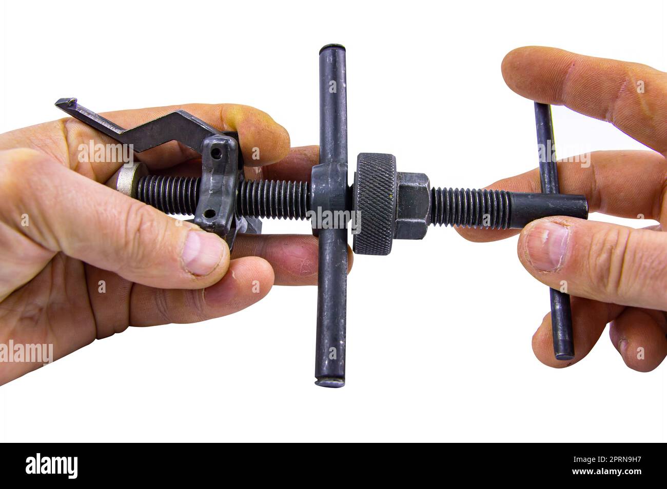 A bearing puller is a tool in the hands of a specialist. Hand working