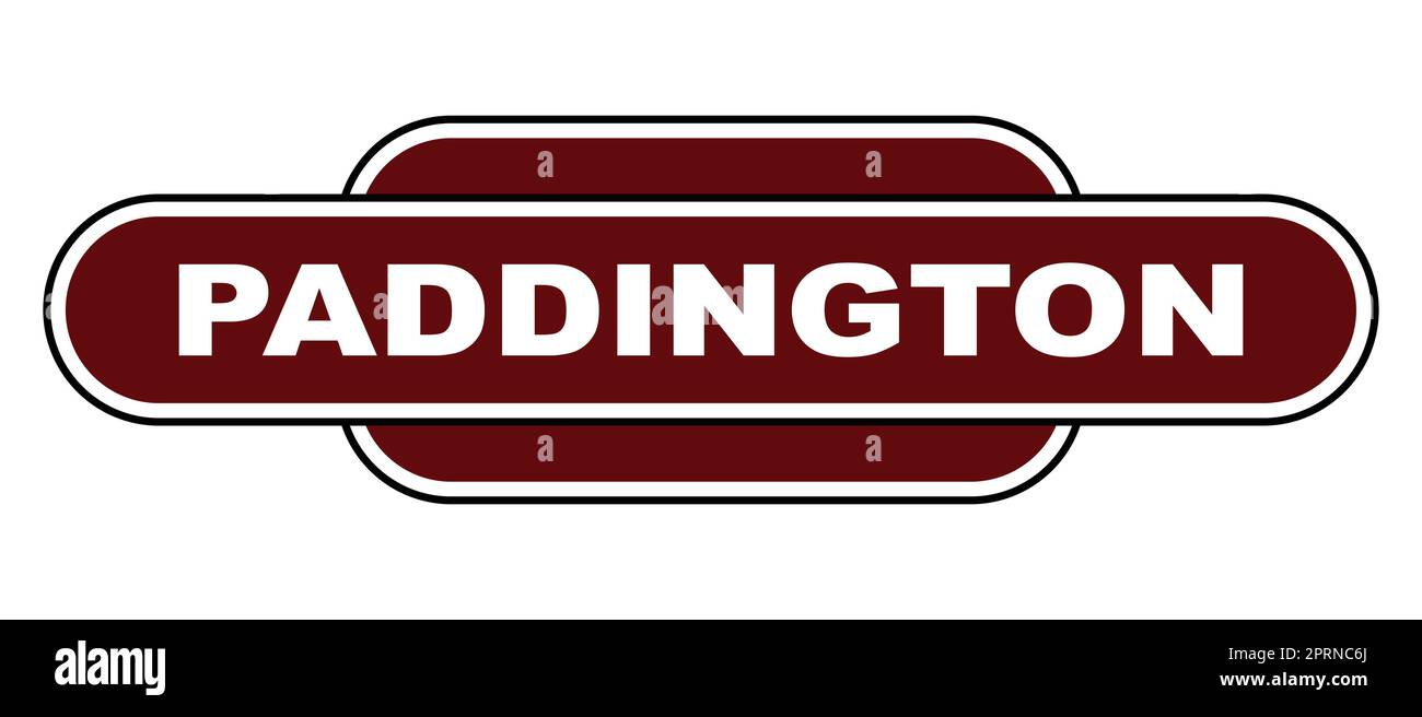 Paddington station london uk Stock Vector Images Alamy