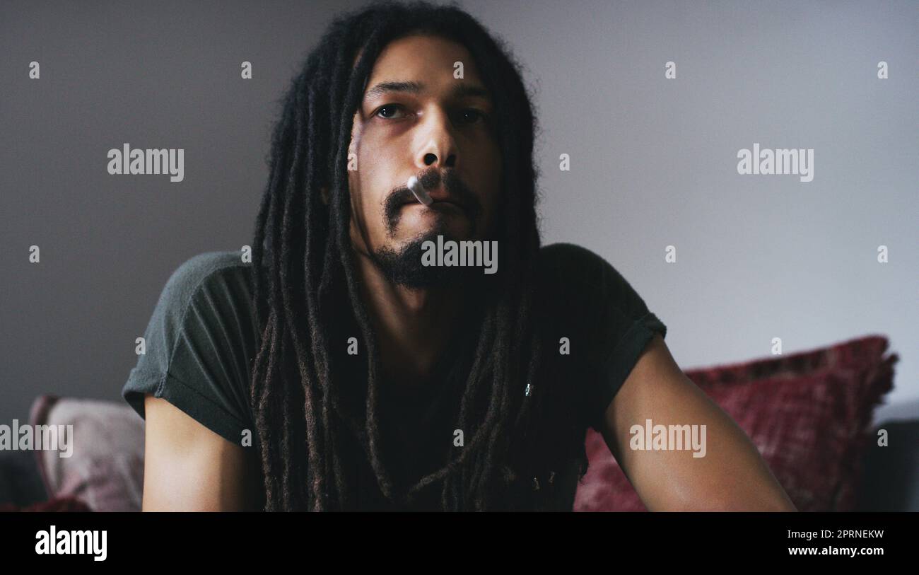 Guy smoking pot hi-res stock photography and images - Alamy