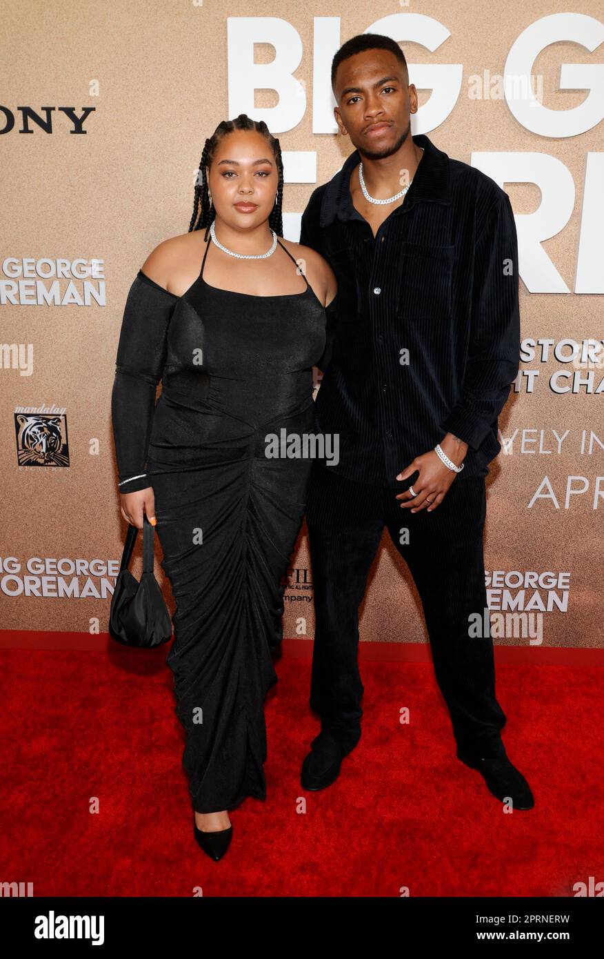 Los Angeles, Ca. 26th Apr, 2023. Taeler Watson, Kalyl Silva At The World  Premiere Of Affirm Films And Sony Pictures Entertainment Big George  Foreman: The Miraculous Story Of The Once And Future