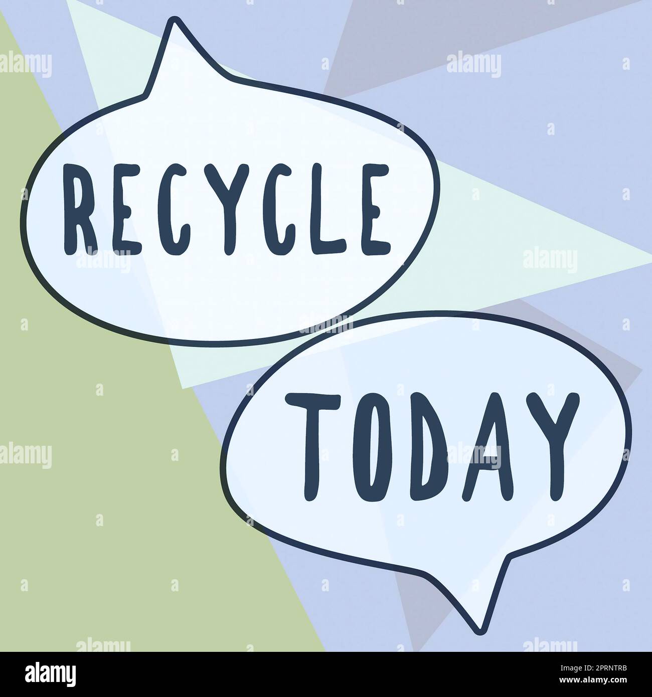 Conceptual display Recycle, Business approach process of 
