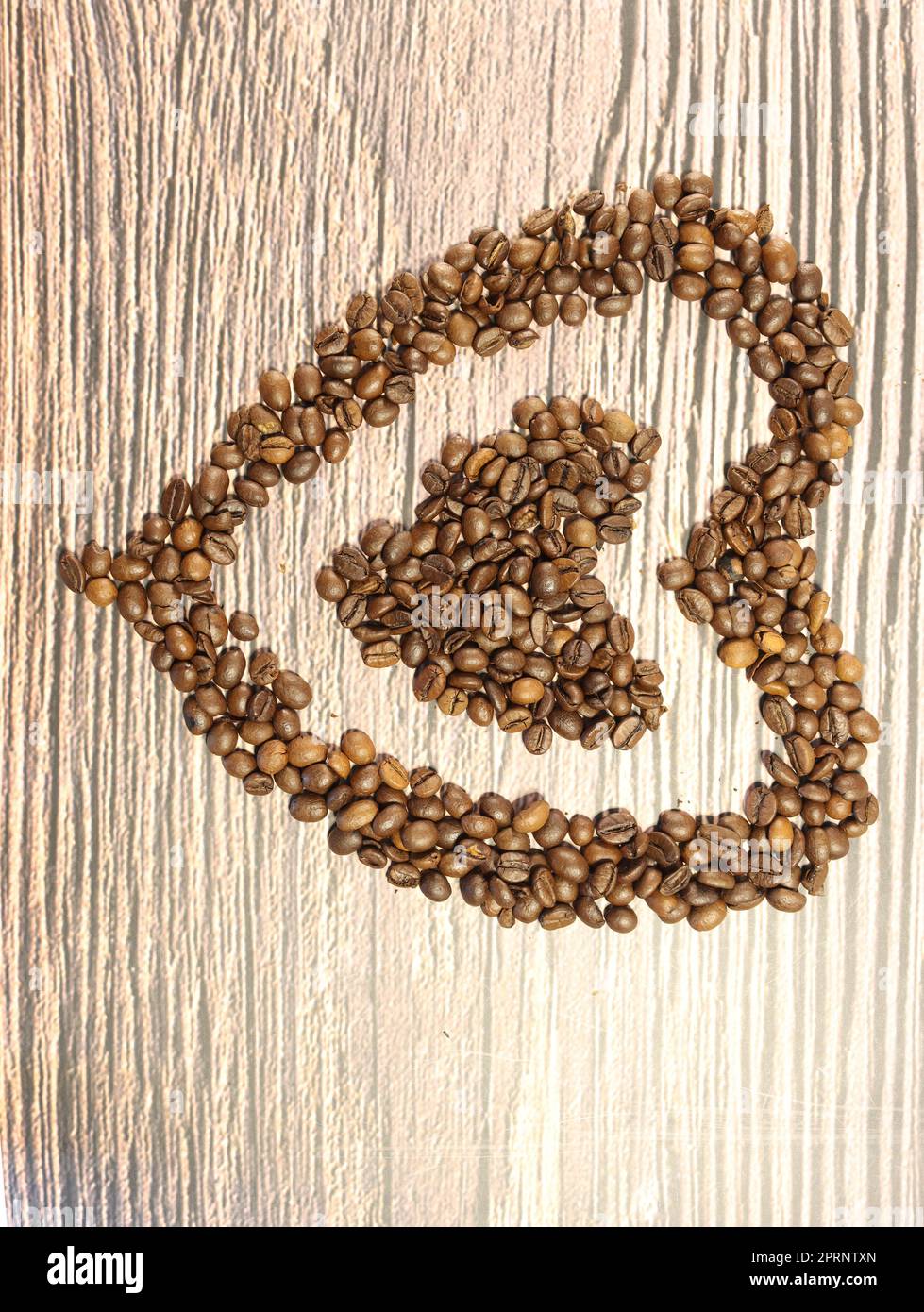 heartshaped coffee beans love natural symbol flavor Stock Photo Alamy