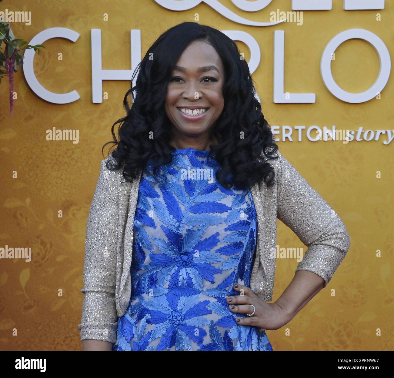 Los Angeles, United States. 26th Apr, 2023. Shonda Rhimes attends the premiere of the Netflix TV series 'Queen Charlotte: A Bridgerton Story' at the Regency Village Theatre in Los Angeles on Wednesday, April 26, 2023. Storyline: The rise and love life of a young Queen Charlotte. Photo by Jim Ruymen/UPI Credit: UPI/Alamy Live News Stock Photo