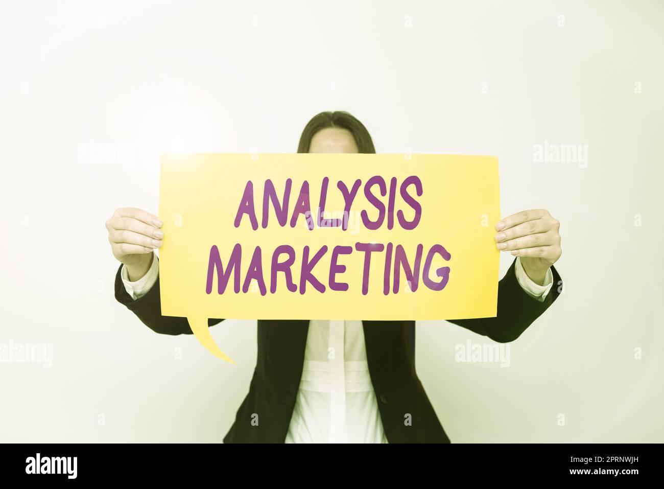 Sign displaying Analysis MarketingQuantitative and qualitative assessment of a market. Word for Quantitative and qualitative assessment of a market Stock Photo