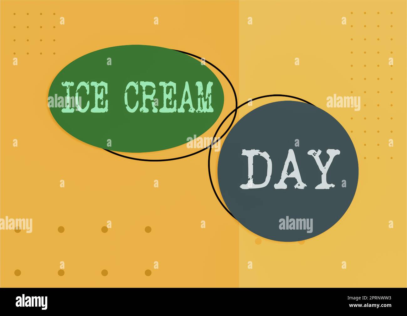 Hand writing sign Ice Cream Day. Concept meaning Special moment for