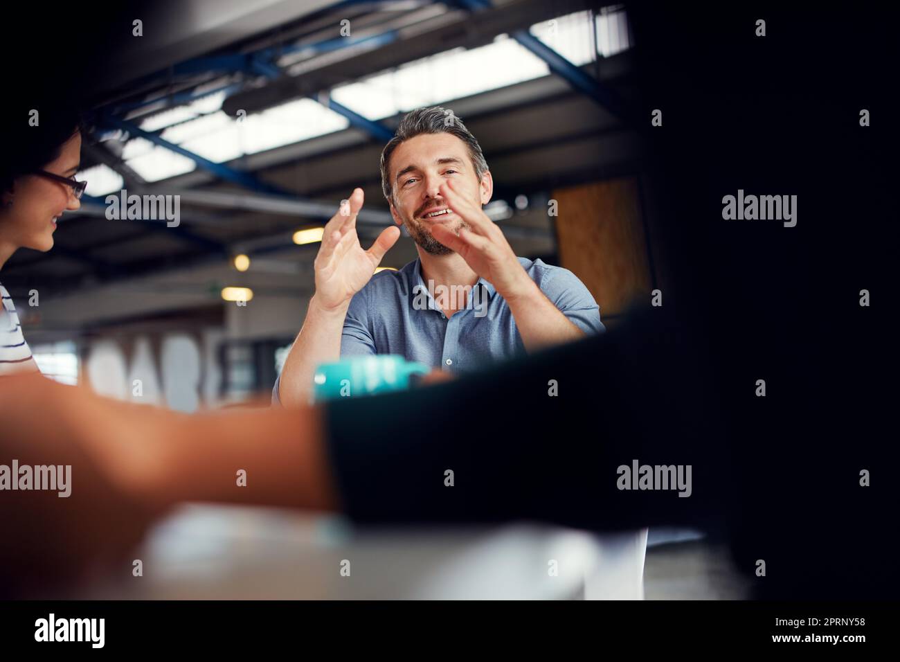 Making tomorrows success today. a group of coworkers having a meeting