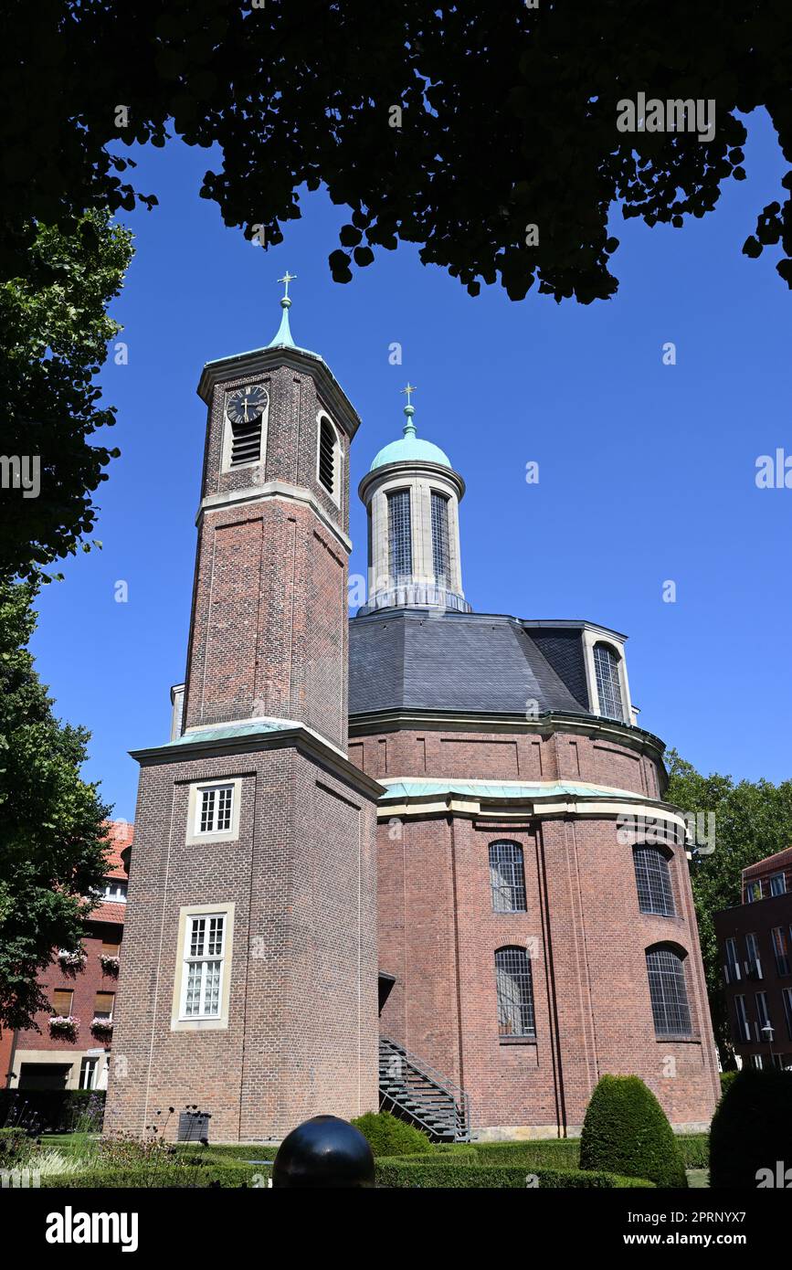 old clemens church in munster, germany Stock Photo