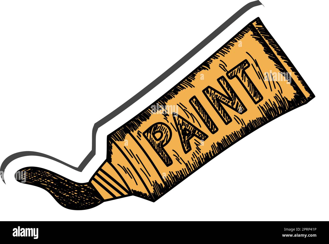 Oil Paint Sticker Stock Vector Image & Art Alamy