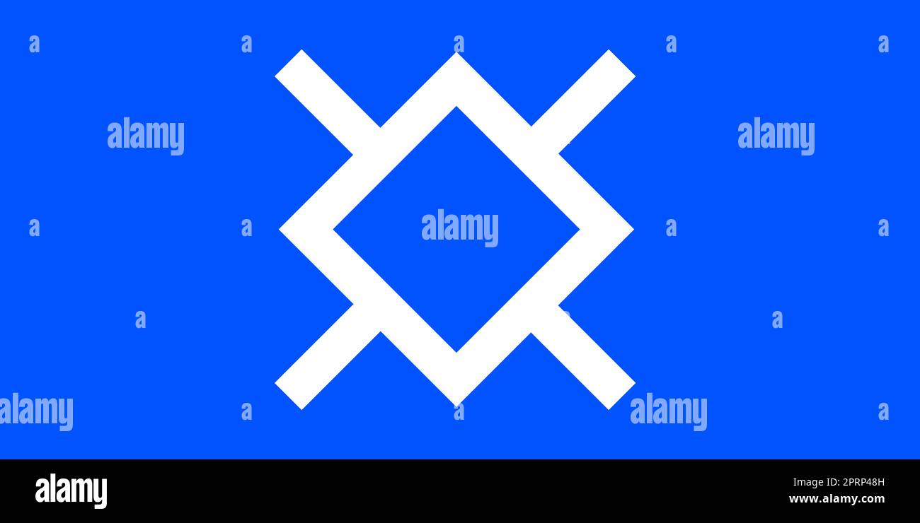 The flag Of The Northern Cheyenne tribe of native American Indians Stock Photo Alamy