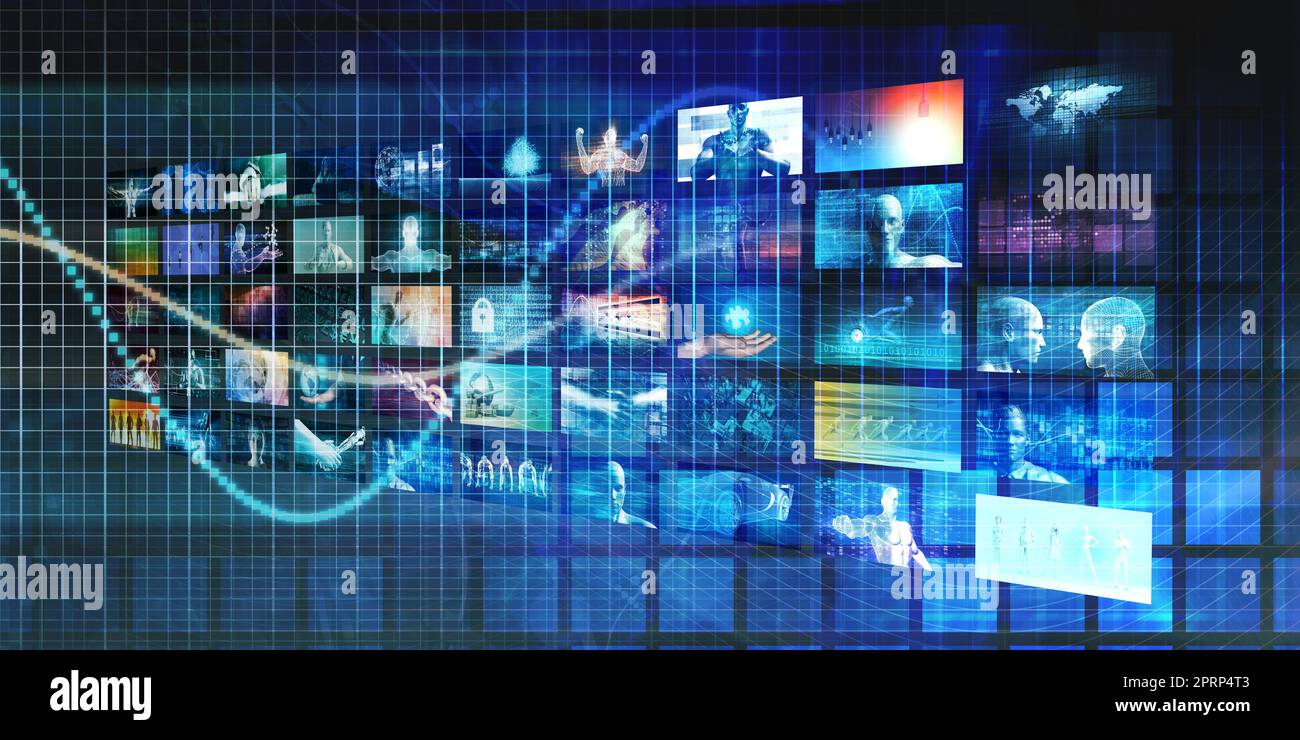 Interactive Media and Digital Entertainment as Art Stock Photo Alamy(04)