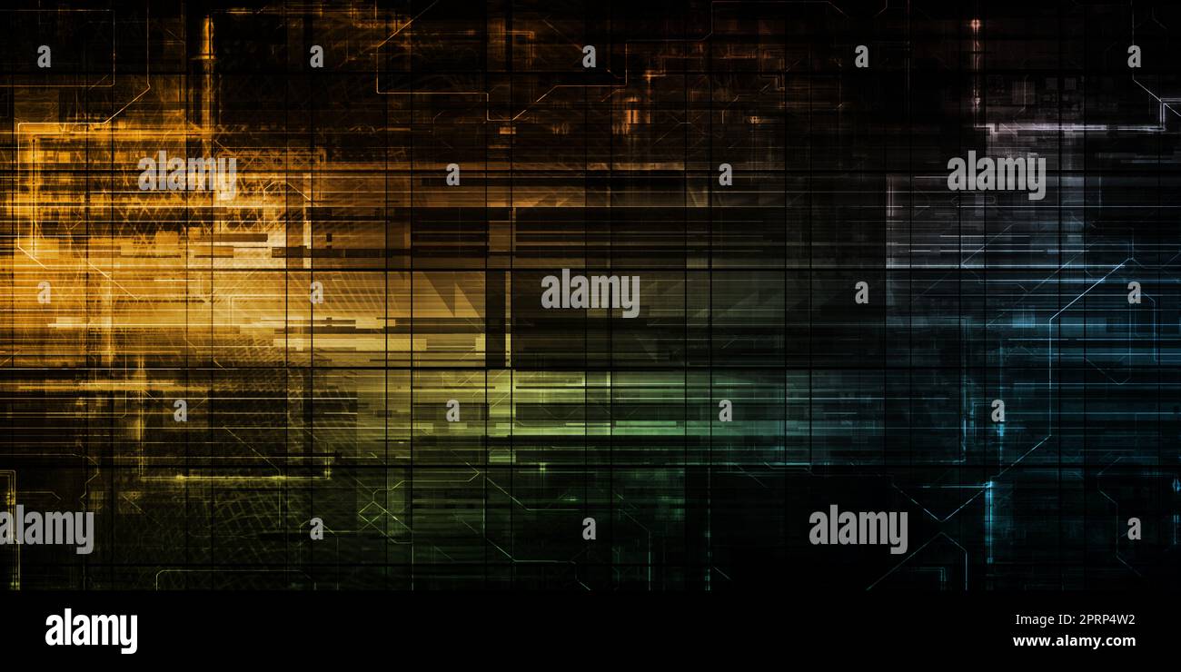 Data Connectivity and Database Management System as Art Stock Photo