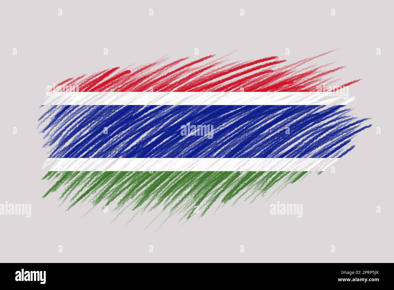 3D Flag of Gambia on brush Stock Photo - Alamy
