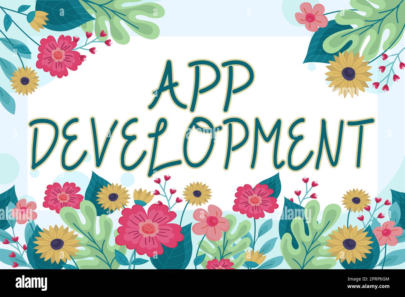 Text sign showing App DevelopmentDevelopment services for awesome mobile and web experiences. Word for Development services for awesome mobile and web experiences Stock Photo