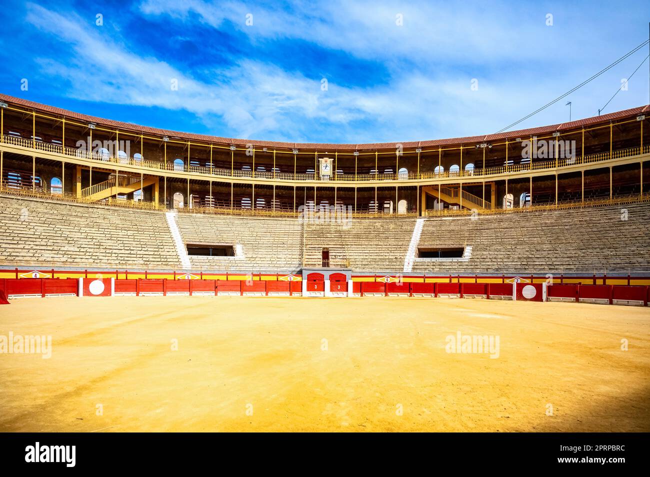 Bullfighting Building Alicante, Spain, Bullfighting Museum, and surrounding areas Stock Photo ...