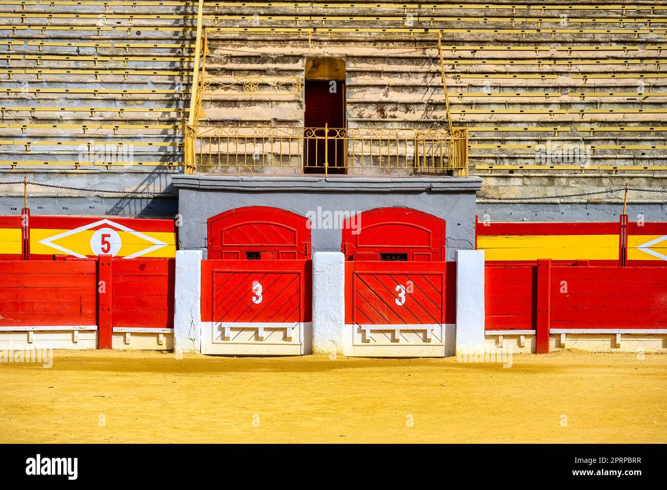 Bullfighting Building Alicante, Spain, Bullfighting Museum, and surrounding areas Stock Photo ...