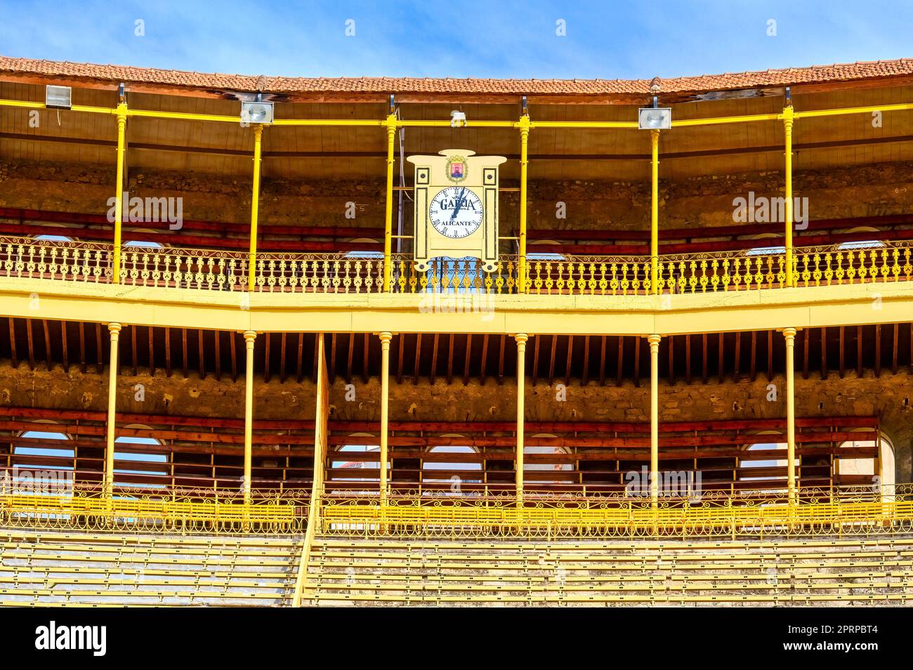Bullfighting Building Alicante, Spain, Bullfighting Museum, and surrounding areas Stock Photo ...