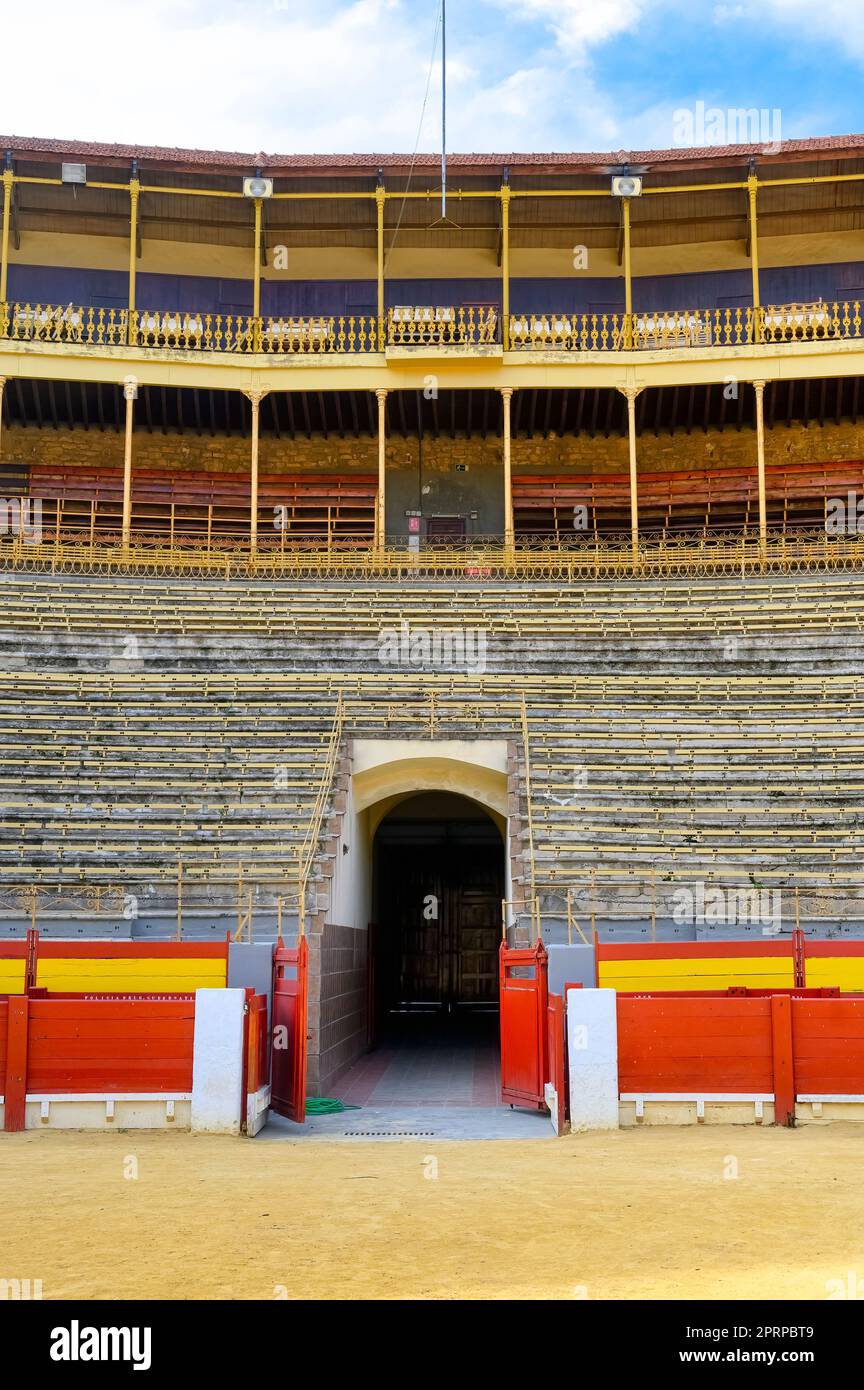 Bullfighting Building Alicante, Spain, Bullfighting Museum, and surrounding areas Stock Photo ...