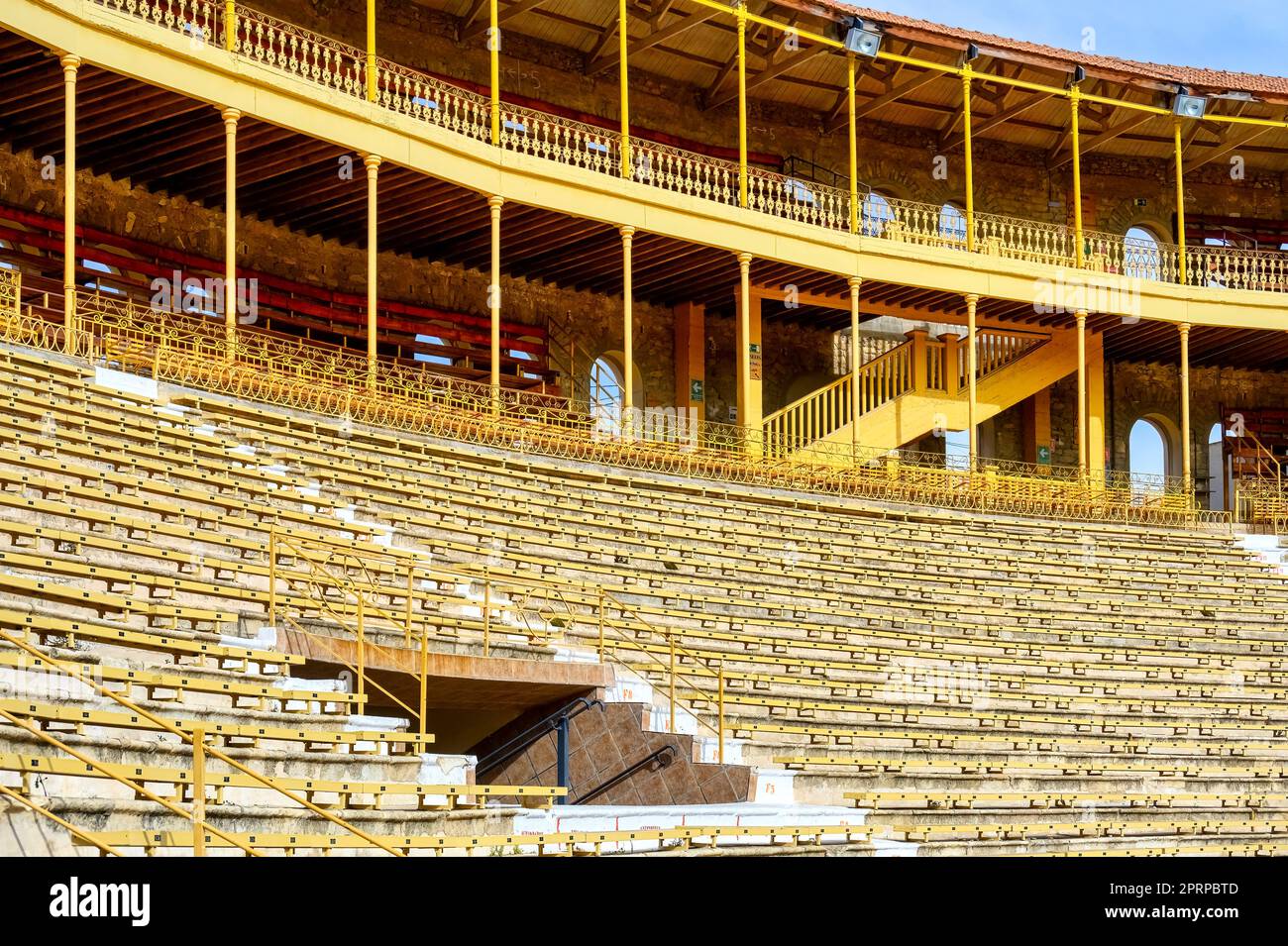 Bullfighting Building Alicante, Spain, Bullfighting Museum, and surrounding areas Stock Photo ...