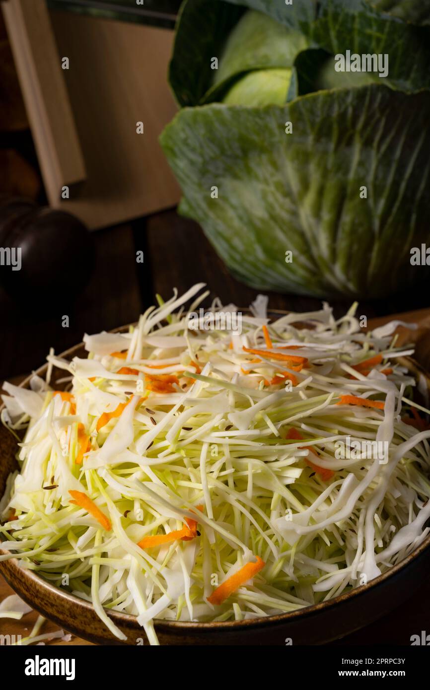 Delicious sauerkraut Polish style Stock Photo Alamy